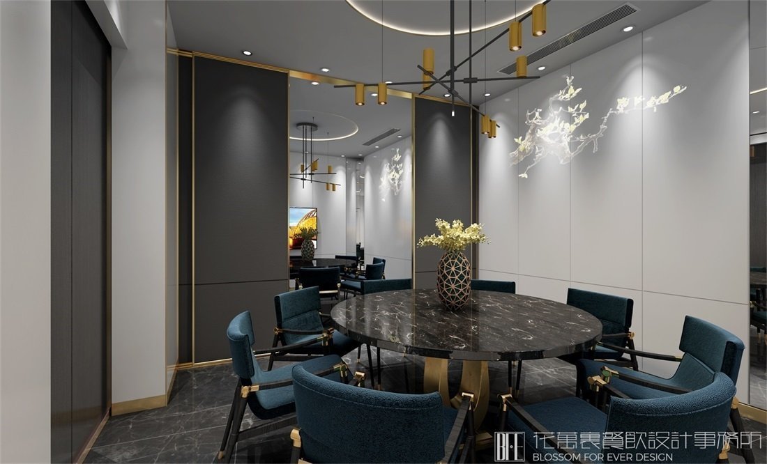 【梨花春雨】中餐餐飲空間設(shè)計(jì)案例圖片5