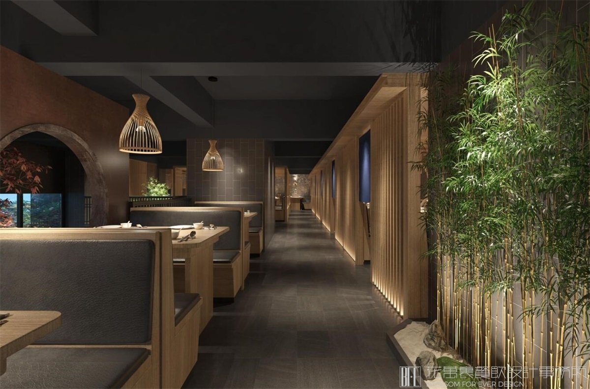 【桃太郎】日料餐飲空間設(shè)計案例圖片 4