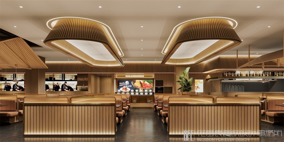 【嗨撈】火鍋店餐飲空間設(shè)計案例圖片 2